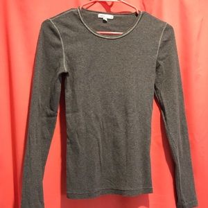 Gap Body Long Sleeve Shirt in Grey Size Small